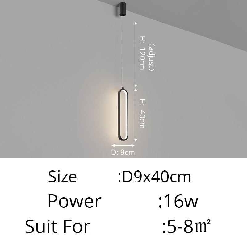 Contemporary Nordic LED Pendant Lighting Chandelier For Dining Room Table Kitchen Island Living Room Lighting For Modern Apartment