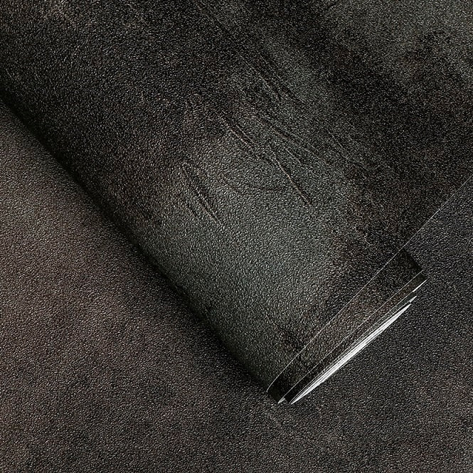 Black Urban Concrete Wall Printed Vinyl Wallpaper Industrial Textured Concrete Effect PVC Wall Covering Wall Paper For Home Office Kitchen Bar Restaurant