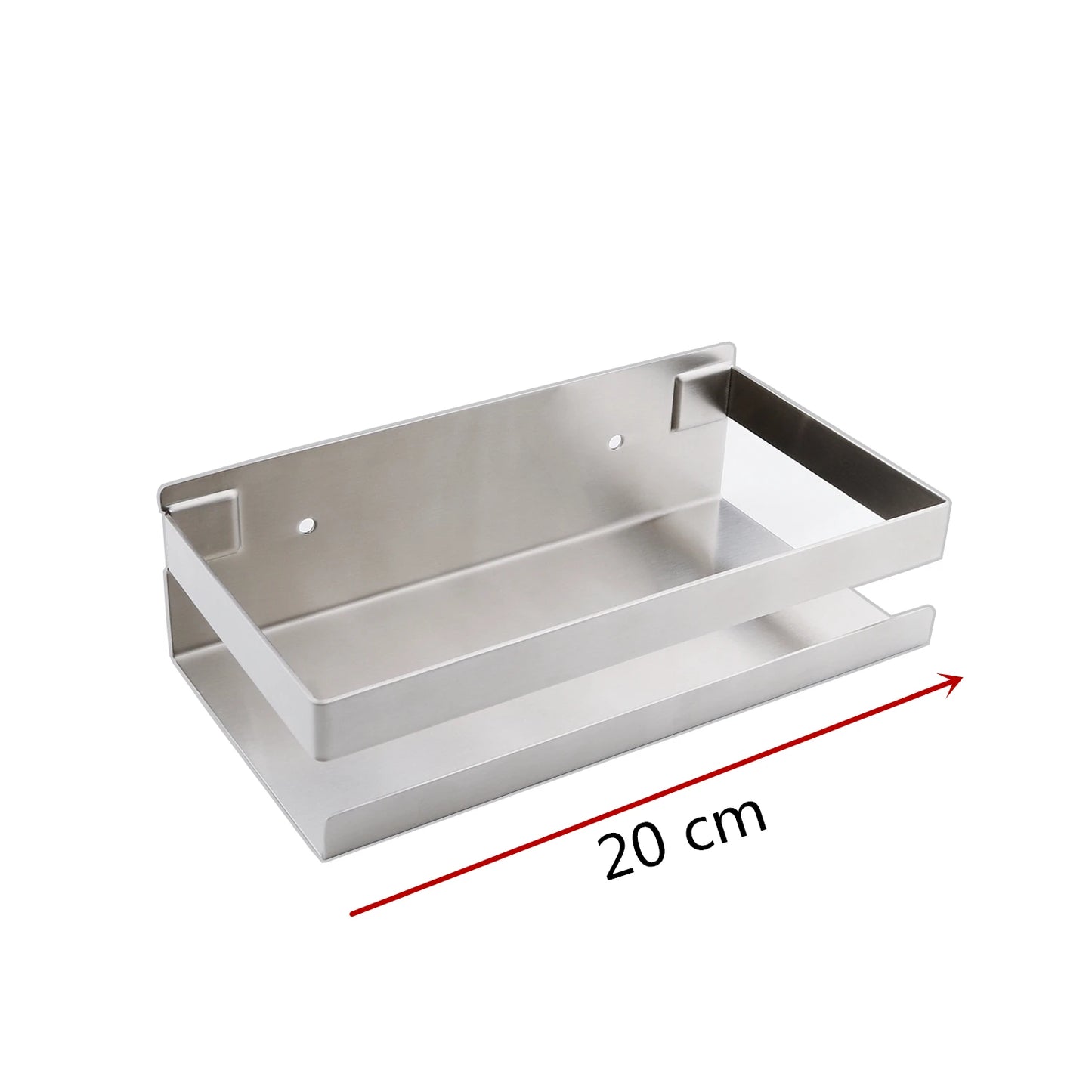 Modern Stainless Steel Bathroom Shelf For Soap Shampoo Cosmetics Shower Shelf Bathroom Storage Rack 4 Sizes In Matt Black Or Brushed Silver