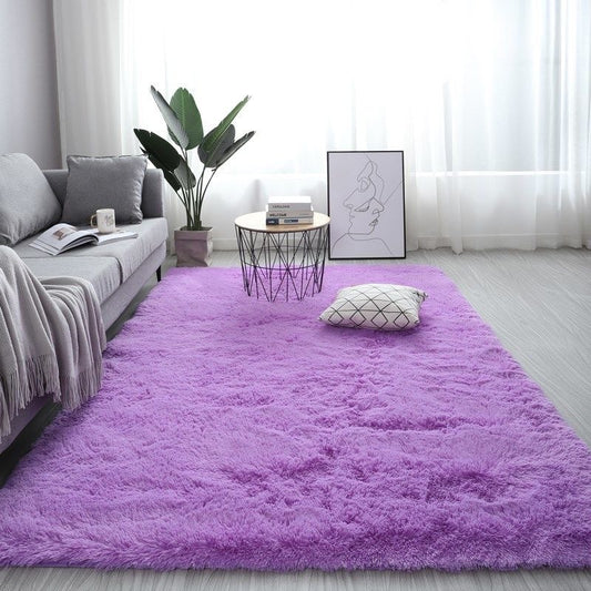 Thick Soft Plush Pile Area Rug For Living Room Deep & Fluffy Non-Slip Mat White Carpet For Modern Home Decor - Multiple Colors & Sizes