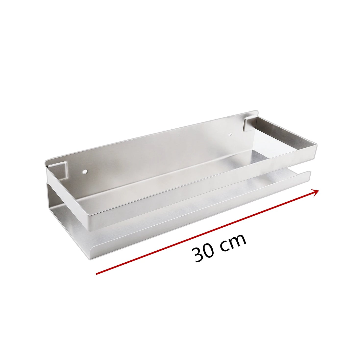Modern Stainless Steel Bathroom Shelf For Soap Shampoo Cosmetics Shower Shelf Bathroom Storage Rack 4 Sizes In Matt Black Or Brushed Silver