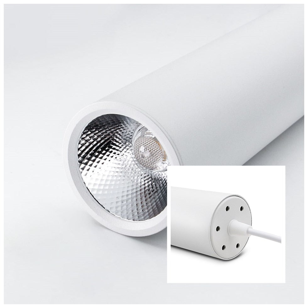 Modern Minimalist LED Tube Pendant Lights For Kitchen Island Dining Table Hanging Light Fixtures For Contemporary Interior Design