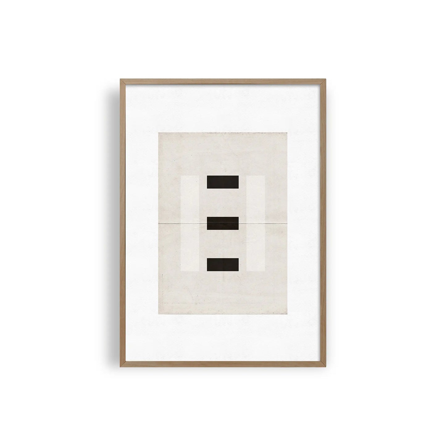 Minimalist Zen Abstract Geometry Prints – Neutral Tones Black, White & Beige Canvas Wall Art for Modern Living Rooms & Contemporary Home Decor (Unframed)