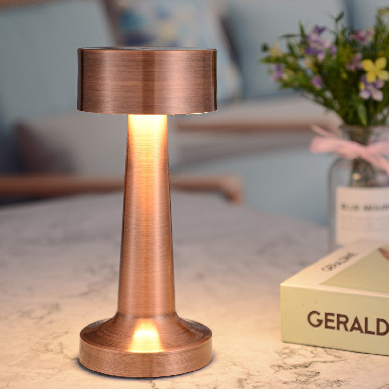 Portable Cordless LED Desktop Lamp For Cafe Bar Living Room USB Rechargeable Desktop Night Lamp For Home Office
