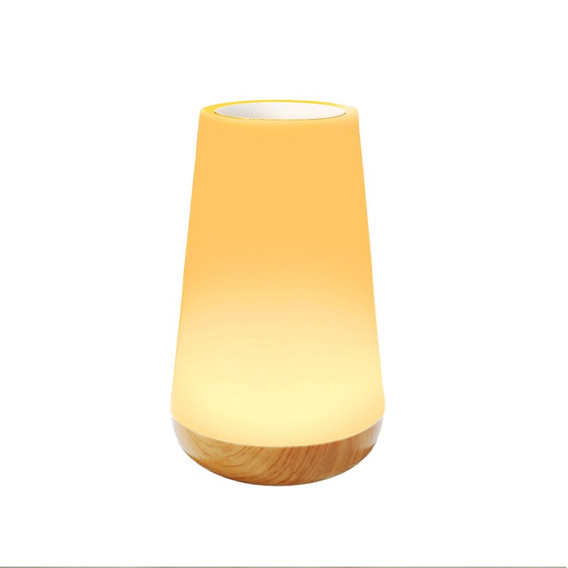 Multicolor Portable Rechargeable LED Night Lamp With Touch & Remote Control 13 Colors 5 Levels Of Brightness