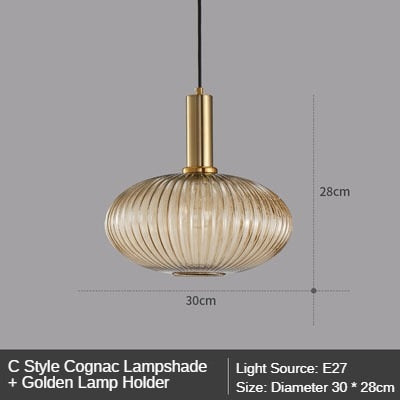 Modern Retro Stained Glass Pendant Lights Colorful Stylish Hanging Light Fittings For Kitchen Living Room Diner Contemporary Interior Lighting