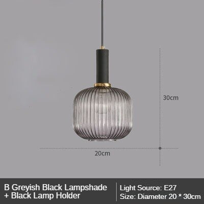 Modern Retro Stained Glass Pendant Lights Colorful Stylish Hanging Light Fittings For Kitchen Living Room Diner Contemporary Interior Lighting