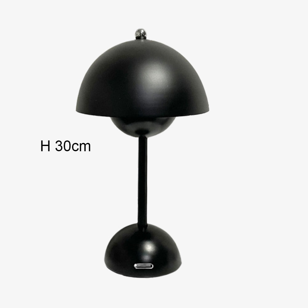 Modern Italian Sculptured Designer Desk Light LED USB Rechargeable Cordless Portable Night Lamp For Desk Coffee Table Study