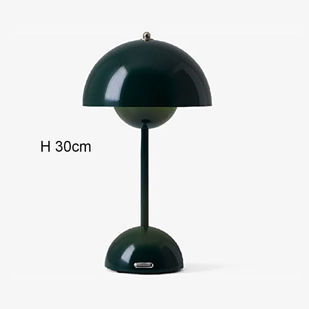 Modern Italian Sculptured Designer Desk Light LED USB Rechargeable Cordless Portable Night Lamp For Desk Coffee Table Study