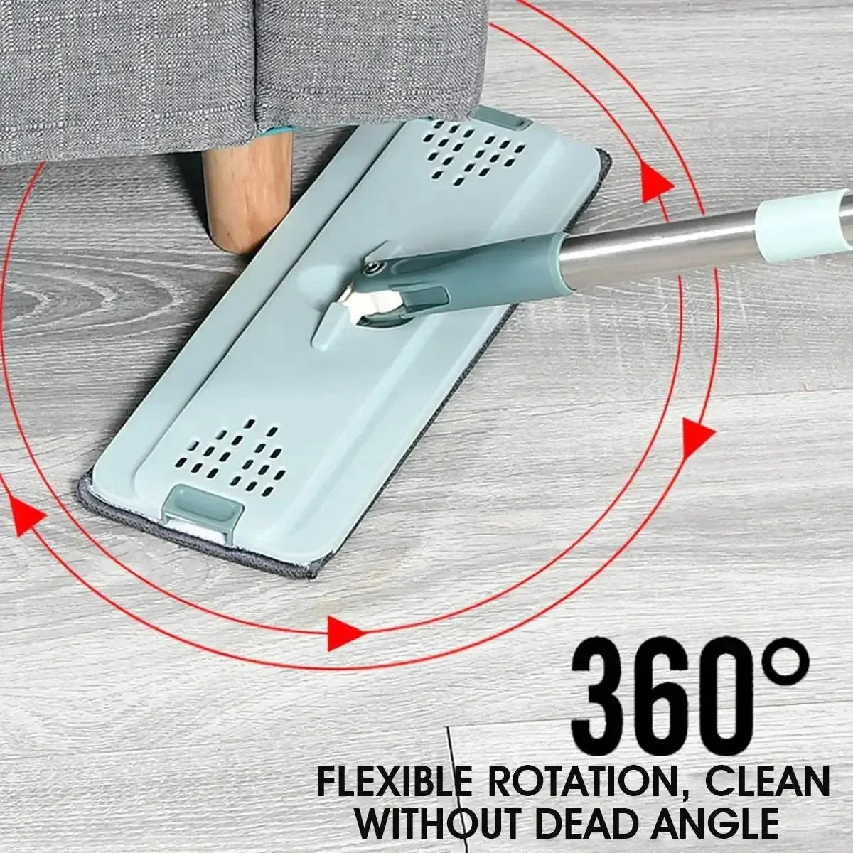 Innovative Flat Squeeze Mop with Bucket: Effortless Cleaning Made Simple
