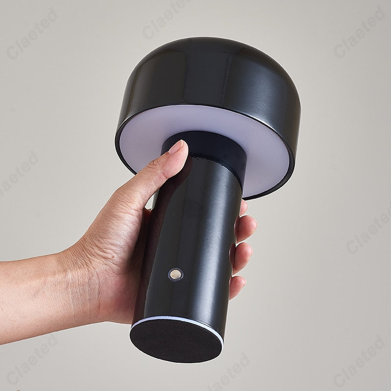 Italian Designer Table Lamp Night Light Modern Sculptures Design Portable Cordless Touch Rechargeable USB Desktop Lamp