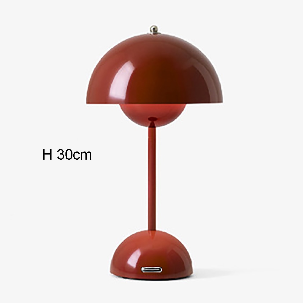Modern Italian Sculptured Designer Desk Light LED USB Rechargeable Cordless Portable Night Lamp For Desk Coffee Table Study