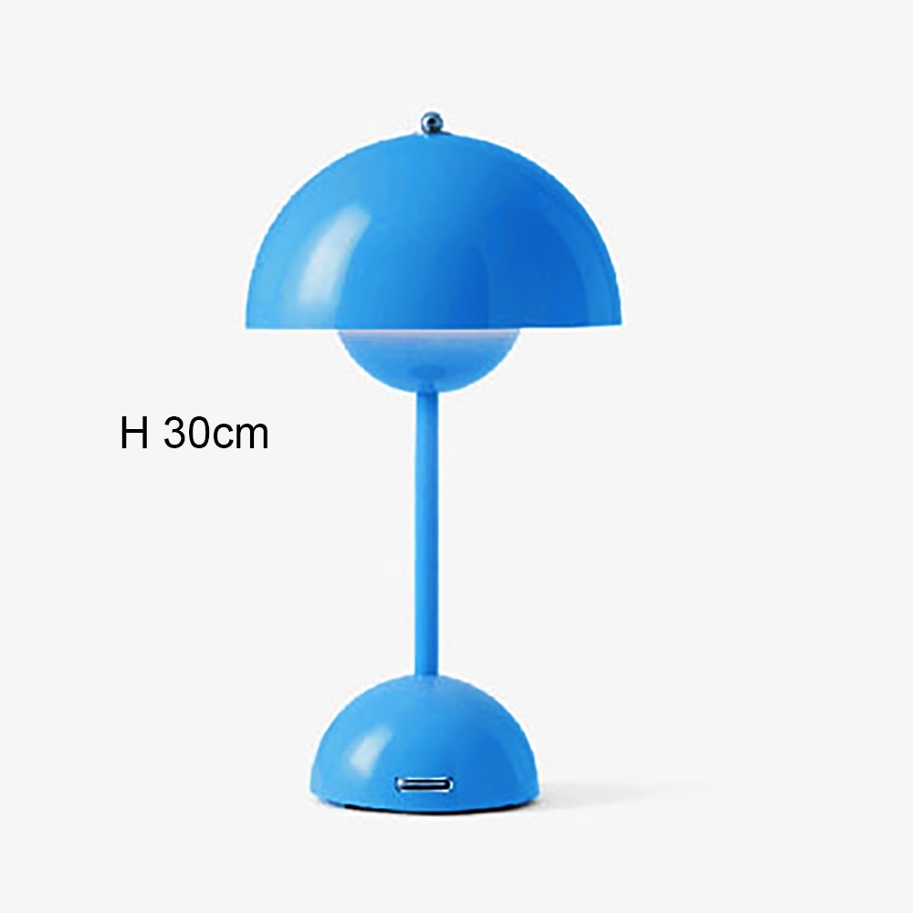Modern Italian Sculptured Designer Desk Light LED USB Rechargeable Cordless Portable Night Lamp For Desk Coffee Table Study