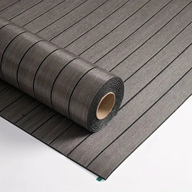 Extra Thick Wood Grain Wallpaper – Self-Adhesive Retro 3D Vertical Stripe Wallcovering, Waterproof & Removable