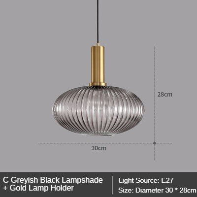 Modern Retro Stained Glass Pendant Lights Colorful Stylish Hanging Light Fittings For Kitchen Living Room Diner Contemporary Interior Lighting