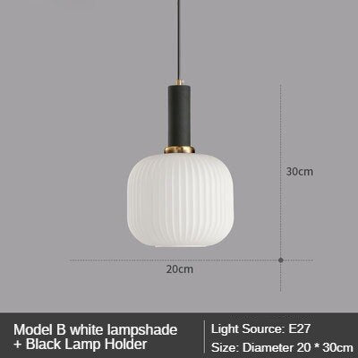 Modern Retro Stained Glass Pendant Lights Colorful Stylish Hanging Light Fittings For Kitchen Living Room Diner Contemporary Interior Lighting