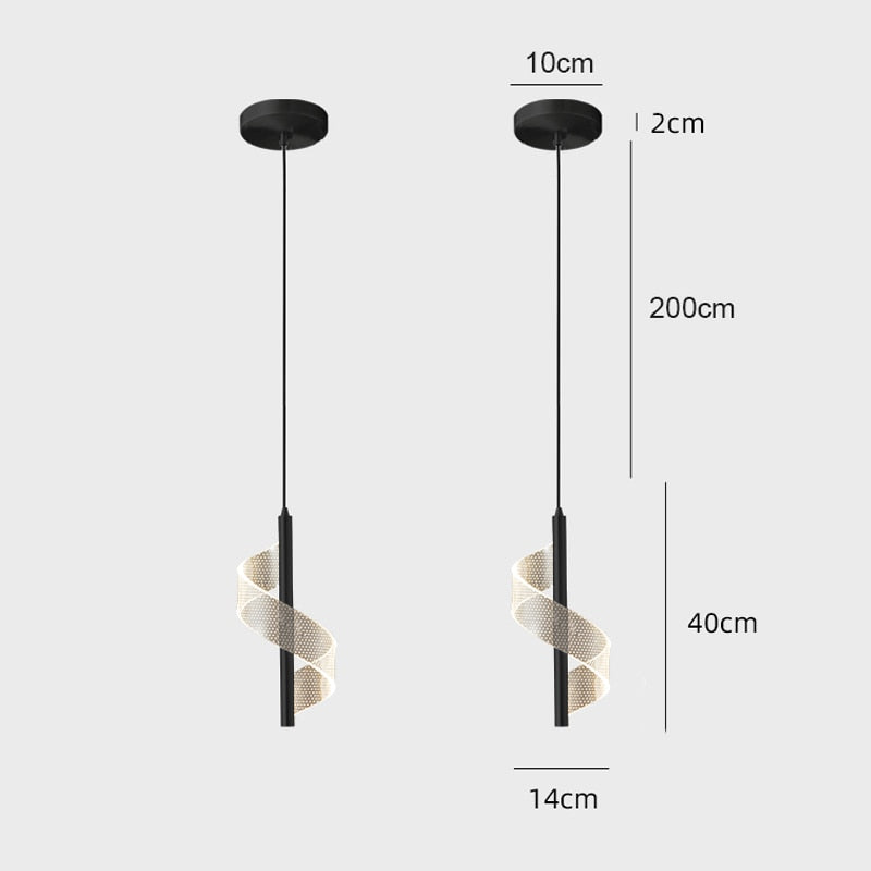 Contemporary Designer Nordic LED Pendant Lights Modern Hanging Lanterns For Bedside Decoration Elegant Living Room Dining Room Lighting