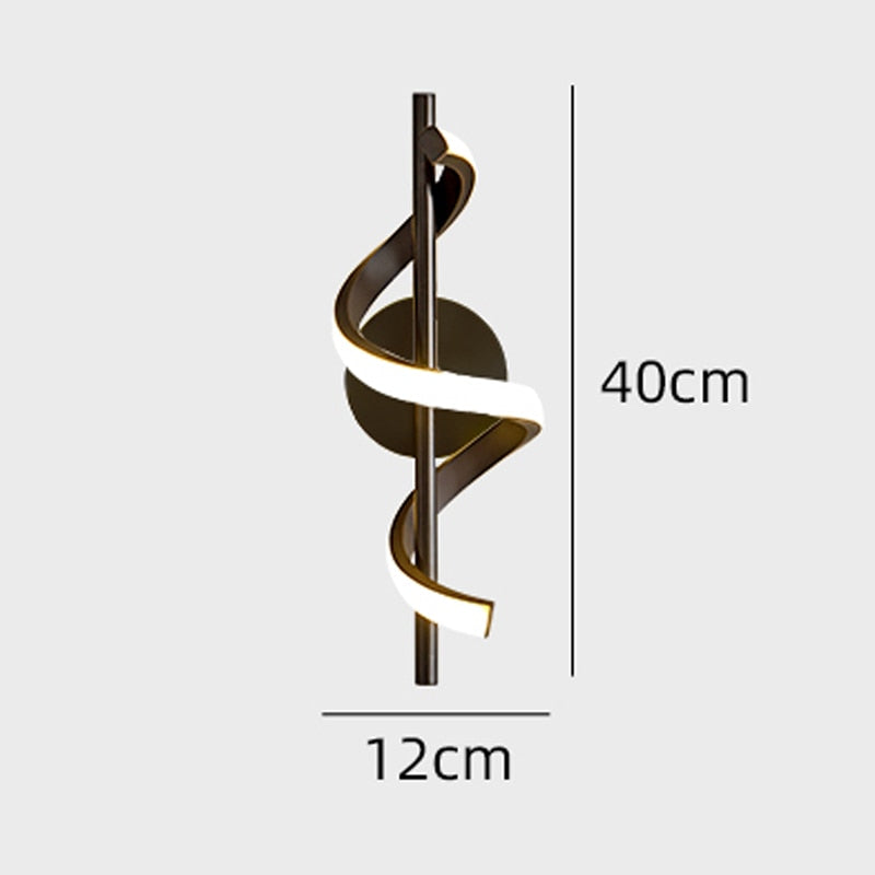 Graceful Curve Lustre LED Pendant Light Elegant Styling Hanging Lighting Fixtures For Living Room Dining Room Modern Interior Lighting