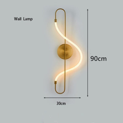 Minimalist LED Tube Lighting Suspension Chandelier Contemporary Lighting Fixture For Living Room Dining Room Modern Interior Lighting