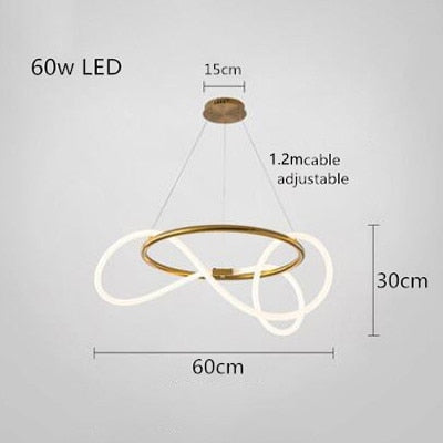 Minimalist LED Tube Lighting Suspension Chandelier Contemporary Lighting Fixture For Living Room Dining Room Modern Interior Lighting
