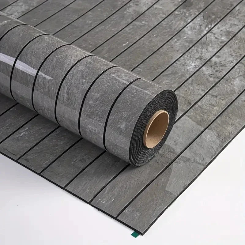 Extra Thick Wood Grain Wallpaper – Self-Adhesive Retro 3D Vertical Stripe Wallcovering, Waterproof & Removable