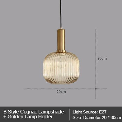 Modern Retro Stained Glass Pendant Lights Colorful Stylish Hanging Light Fittings For Kitchen Living Room Diner Contemporary Interior Lighting