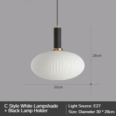 Modern Retro Stained Glass Pendant Lights Colorful Stylish Hanging Light Fittings For Kitchen Living Room Diner Contemporary Interior Lighting