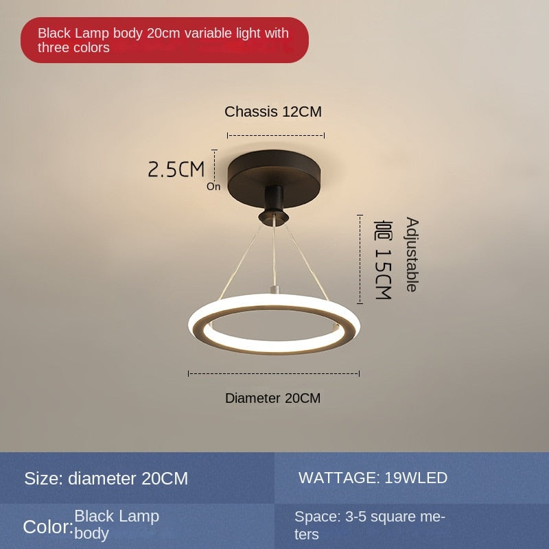 Infinity Loop Contemporary LED Chandelier Light Fitting For Dining Room Living Room New Trends In Modern Living Interior Lighting