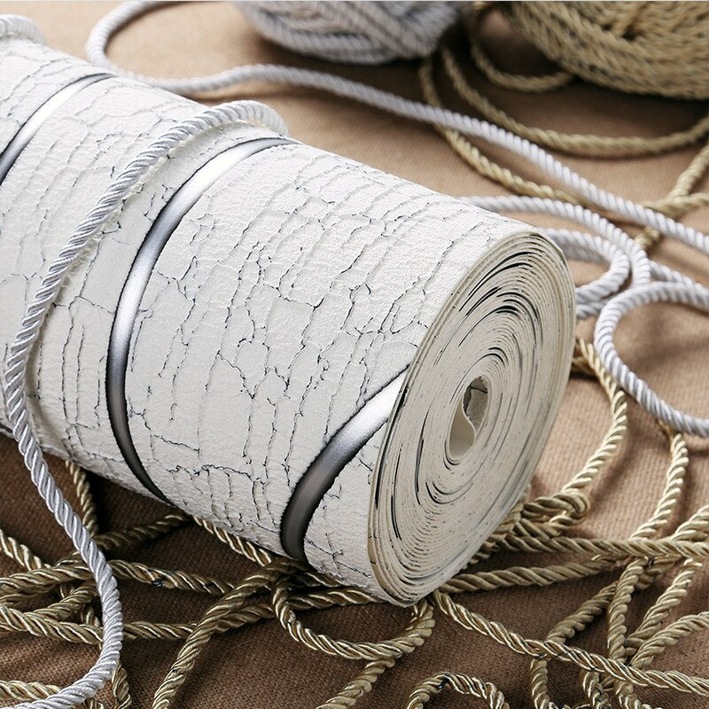 Modern Geometric 3D Wall Covering Non Woven Textured Wallpaper For TV Background Living Room Bedroom Home Interior Styling