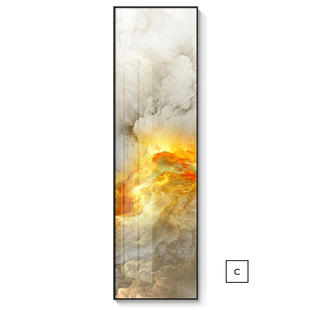 Abstract Mysterious Sky Clouds Wall Art Fine Art Canvas Prints Vertical Format Pictures For Hallway Living Room Dining Room Bedroom Home Office Decor