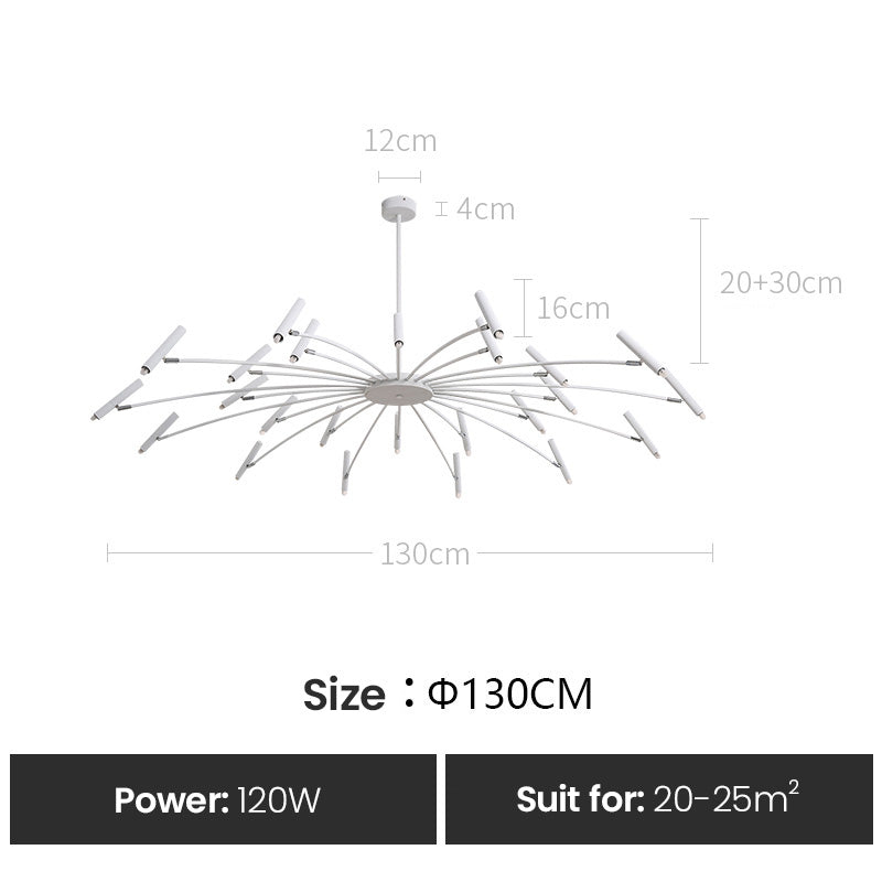 Contemporary Interior Lighting LED Chandelier Modern Ceiling Light Fixture For Luxury Loft Apartment Living Room Architectural Lighting Design