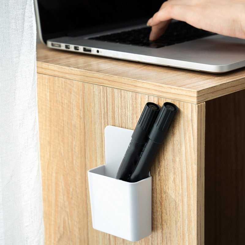 Wall Mounted Pouch For Storing Remote Control Mobile Phone Pocket For Holding Air Conditioning Remote Control Self Adhesive Installation