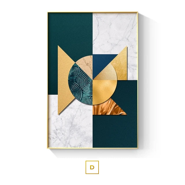 Modern Aesthetics Architectural Abstract Wall Art Fine Art Canvas Prints Geometric Textural Design Pictures For Luxury Loft Living Room Home Office Decor
