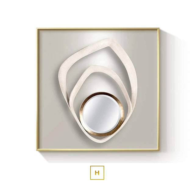 Modern Architectural Abstract Wall Art 3d Lighting Effect Fine Art Canvas Prints Modern Aesthetics Pictures For Luxury Living Room Home Office Interior Art Decor