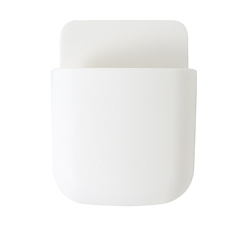 Wall Mounted Pouch For Storing Remote Control Mobile Phone Pocket For Holding Air Conditioning Remote Control Self Adhesive Installation