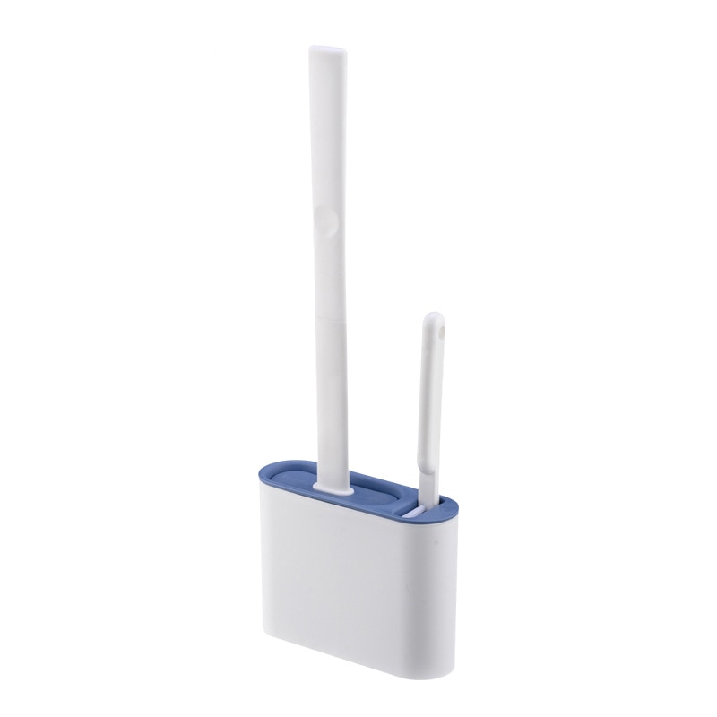 NextGen Silicon Loo Brush Toilet Cleaner With Slim Profile Wall Mounted Holder Essential Bathroom Accessories Eco-Friendly TPT Silicon 3 Colors