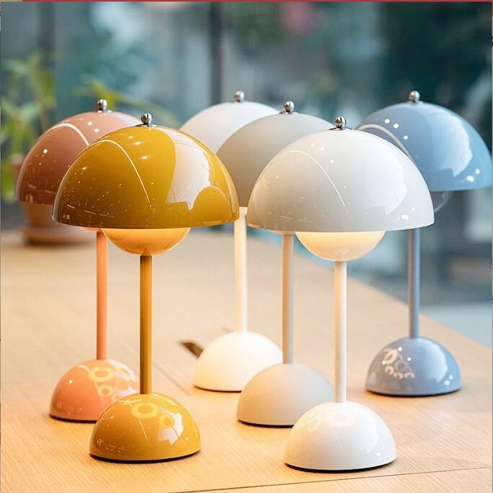 Modern Italian Sculptured Designer Desk Light LED USB Rechargeable Cordless Portable Night Lamp For Desk Coffee Table Study