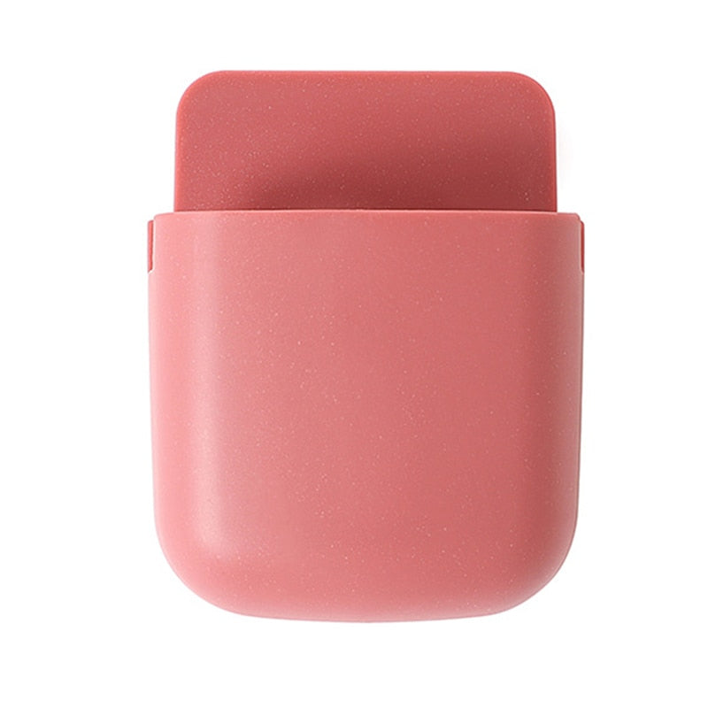 Wall Mounted Pouch For Storing Remote Control Mobile Phone Pocket For Holding Air Conditioning Remote Control Self Adhesive Installation