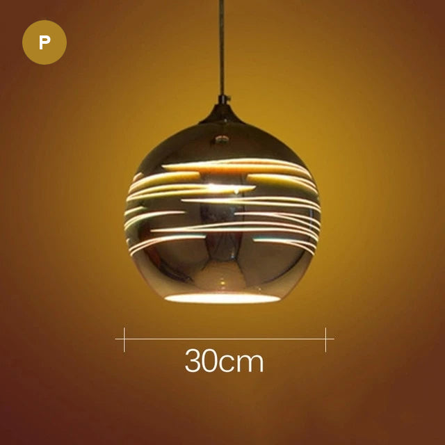 Starry Night Pendant Lights Colorful Creative Glass Lampshade Hanging Lights With Creative Color Effect Modern Home Lighting Solution For Home Restaurant Lounge Decor