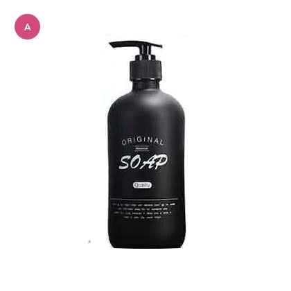 Stylish Black Matte Glass Bathroom Soap Pump Dispenser For Hand Washing Sanitizer Shampoo Body Wash Liquid Lotion Bottles For Your Kitchen Or Washroom