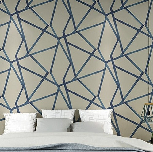 Gold Shimmer Geometric Abstract Wallpaper For Salon Boutique Modern Office Contemporary Living Room Bedroom Glam Home Decor