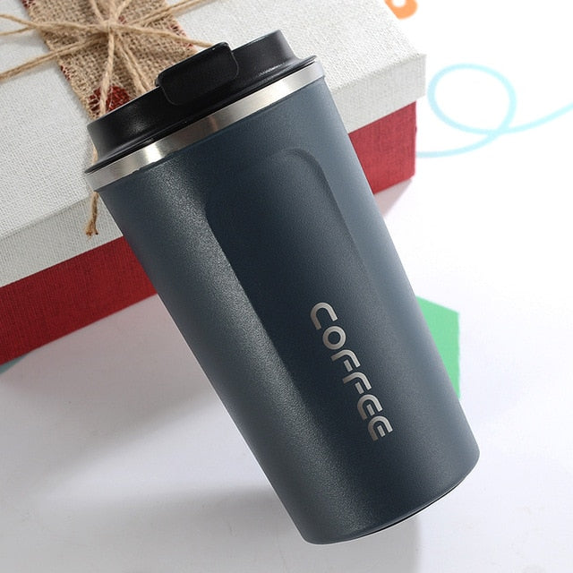 Stainless Steel Thermo Coffee Mug Ultra Lightweight Portable Thermo Cup Travel Water Bottle For Work Home Leisure Vacuum Thermocup