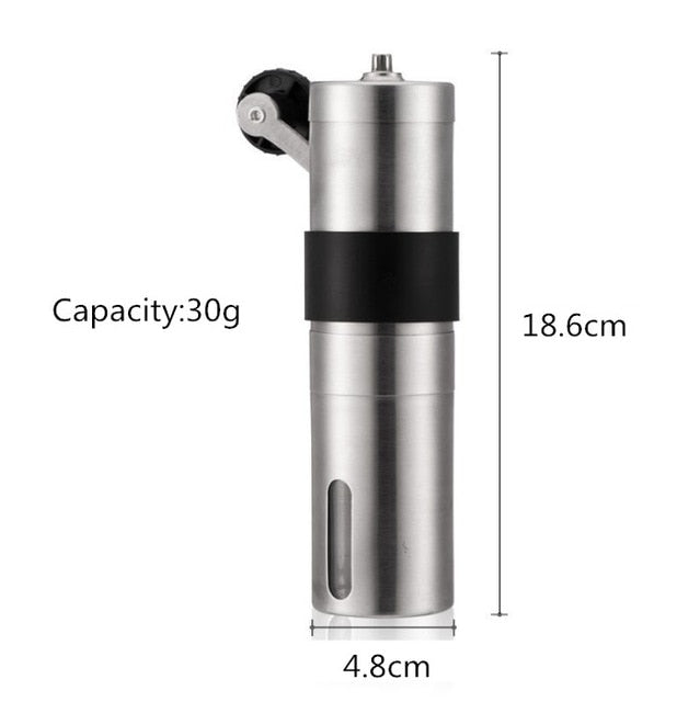 Stainless Steel Coffee Grinder Adjustable Coffee Bean Mill To Create Rough Or Fine Ground Coffee Easy Operation Kitchen Coffee Tools