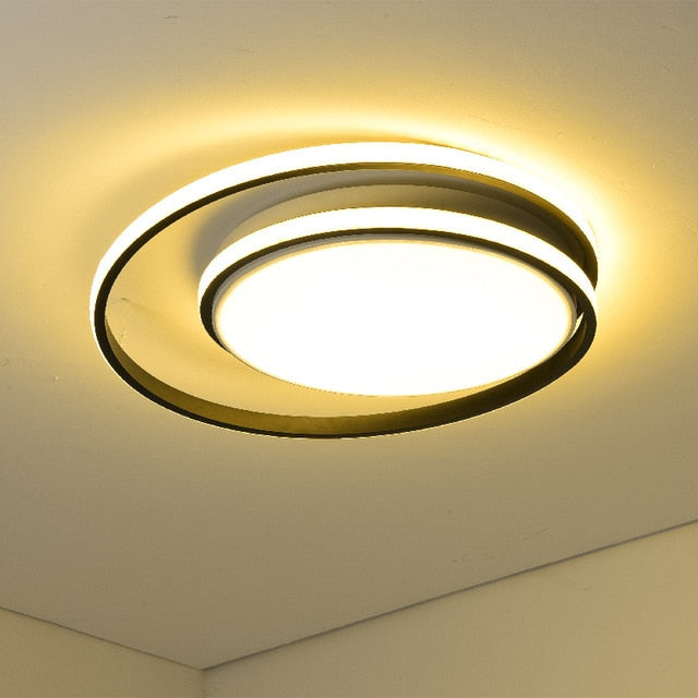Modern Rounded Design LED Ceiling Light Chandelier For Living Room Dining Room Bedroom Lighting Avante-Garde Styling Contemporary Home Interior Lighting Solution