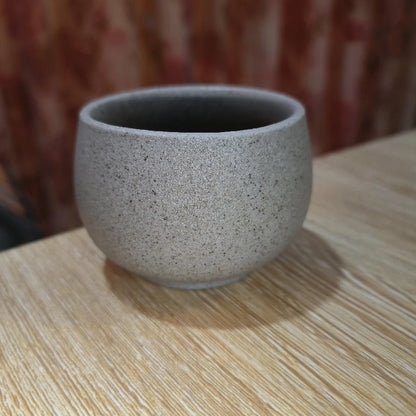 Ancient-Style Ceramic Teacup – Japanese-Inspired Single Bowl Stoneware Teacup for Daily Tea Rituals & Mindful Moments