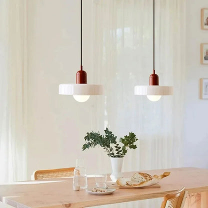 Colorful Designer Glass Pendant Lamps – Contemporary LED Ceiling Hanging Light Fixtures for Living Room, Dining Room, Bedroom & Kitchen Interiors