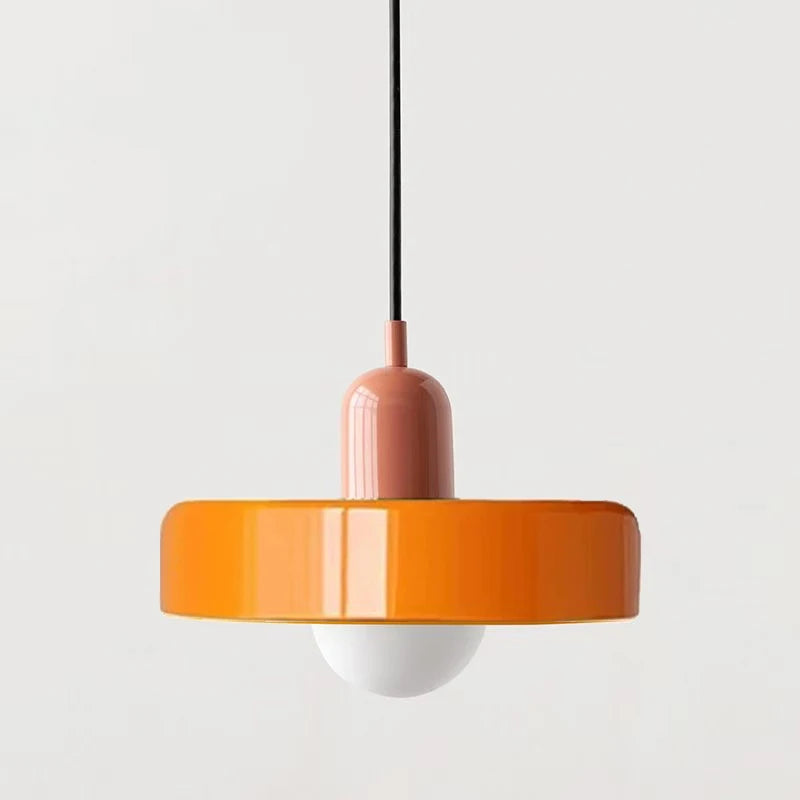 Colorful Designer Glass Pendant Lamps – Contemporary LED Ceiling Hanging Light Fixtures for Living Room, Dining Room, Bedroom & Kitchen Interiors