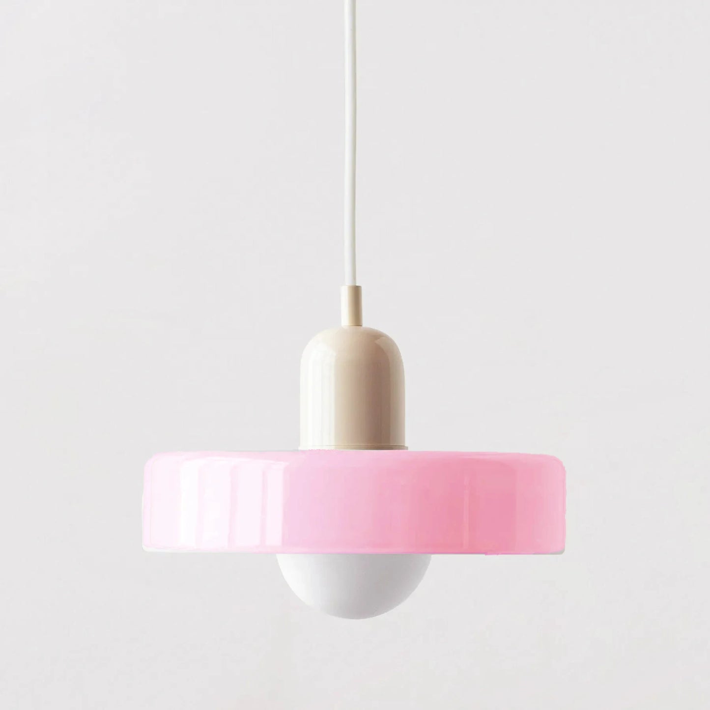 Colorful Designer Glass Pendant Lamps – Contemporary LED Ceiling Hanging Light Fixtures for Living Room, Dining Room, Bedroom & Kitchen Interiors