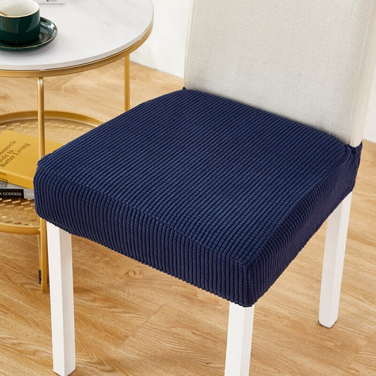 Solid Color Universal Seat Colors Slip On Elasticated Jacquard Print Chair Protectors For Living Room Parties Functions etc