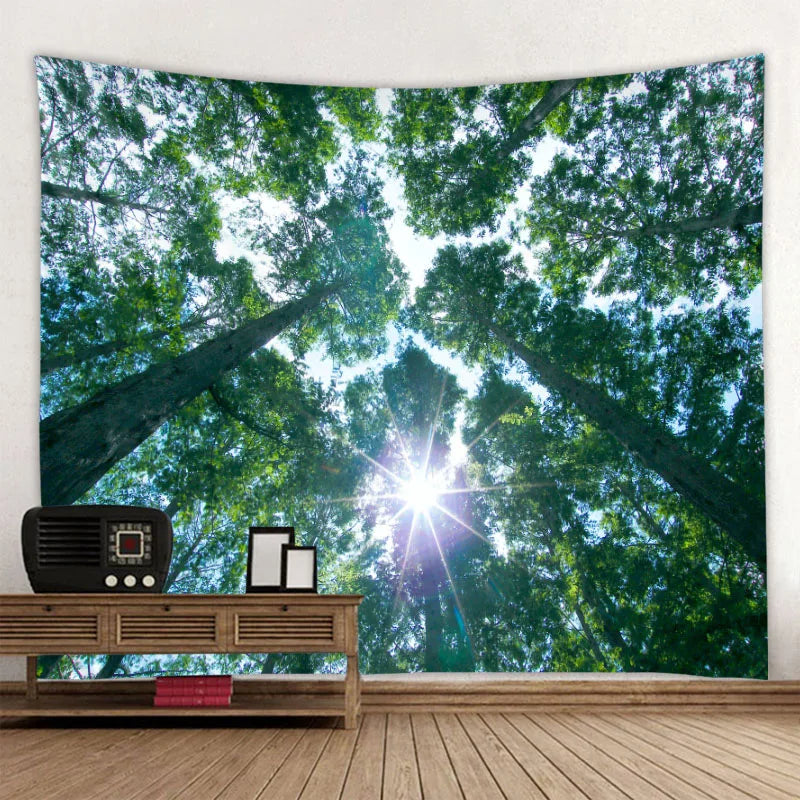 Lush Forest Hanging Tapestry Wall Decoration Exotic Fantasy Landscape Creative Wall Art Decoration For Living Room Bedroom Artistic Home Decor
